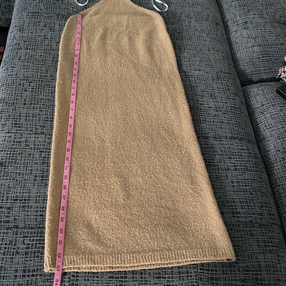 LULU’S | The Way I Feel Tan Cutout Midi Sweater Dress - Picture 8 of 9